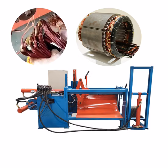 1 tonelada por hora do motor cobre fio extrator sucata do motor estator rotor máquina de corte com qualidade superior