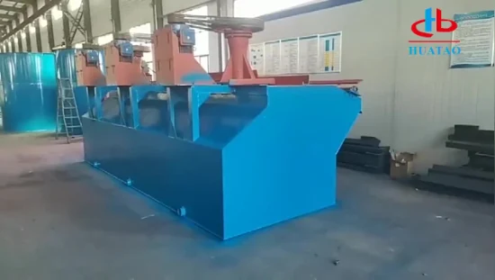 A máquina de processamento mineral Huatao pode ser personalizada Separador de flutuação de mineração de planta