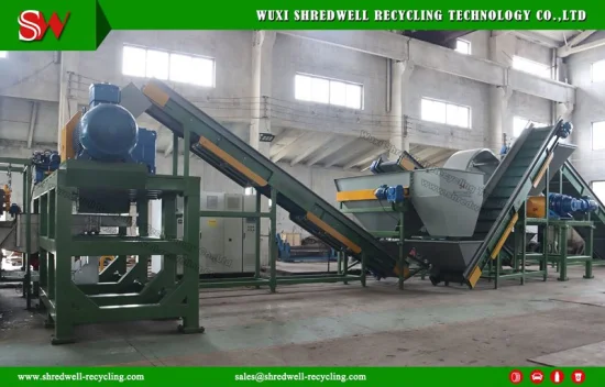 Máquina de Granulação de Borracha para Reciclagem de Pneus Sucatos