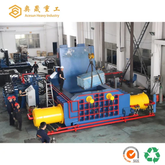 Resíduos Sucata Alumínio Aço Cobre Máquina Hidráulica de Reciclagem de Metal Máquina de Prensa de Sucata Fábrica de Enfardadeira